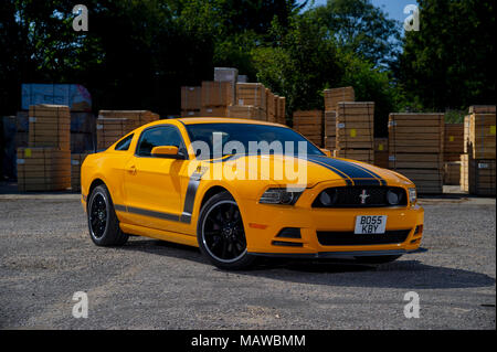 2013 Ford Mustang Boss 302 American Sports Muscle Car Stockfoto