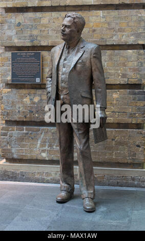 Sir Nigel Gresley Statue, Kings Cross, London Stockfoto