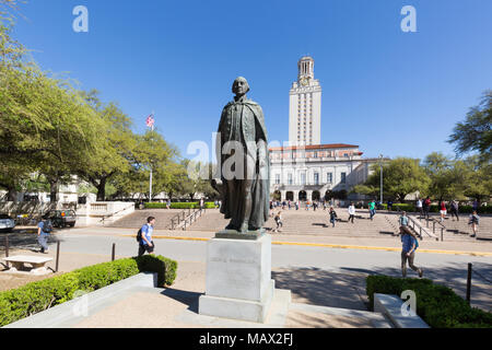 Die Universität von Texas in Austin, Austin, Texas, Vereinigte Staaten von Amerika Stockfoto