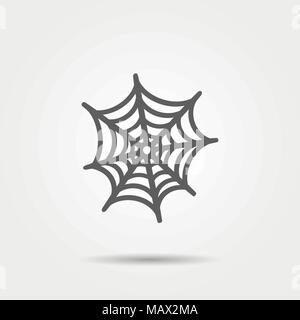 Spider Web-Symbol Stock Vektor