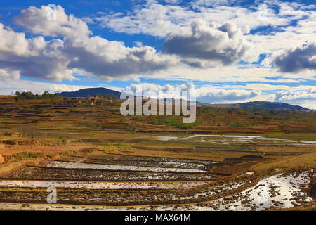 Madagaskar, Highlands Stockfoto