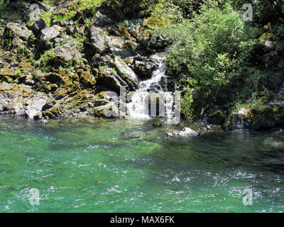 Smith River bei Jedediah Smith Redwoods SP in Kalifornien Stockfoto