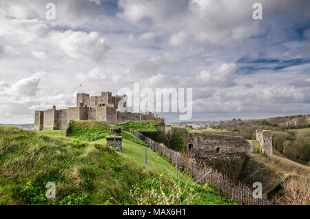 Dover Castle, das Stockfoto
