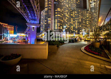 Die Aria Resort & Casino, Las Vegas, Narvarda, USA. Stockfoto