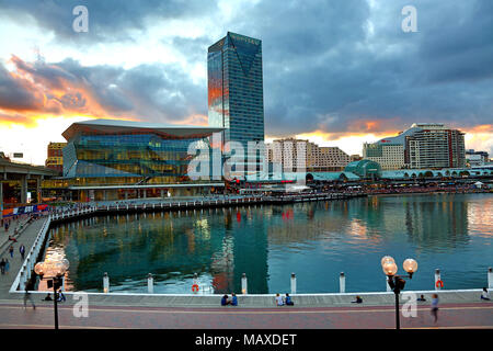 Darling Harbour, Sydney, New South Wales, Australien Stockfoto