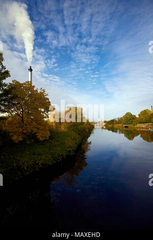 Glasgow Green, Nekropole & Die Barras Stockfoto