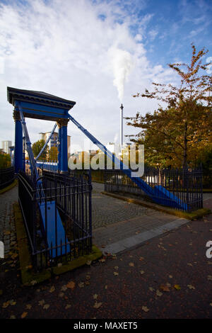 Glasgow Green, Nekropole & Die Barras Stockfoto