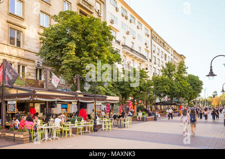 Vitosha Boulevard, Sofia, Bulgarien Stockfoto