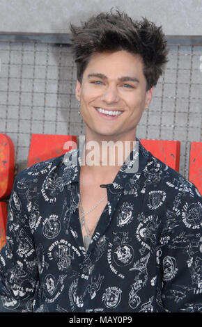 LOS ANGELES, Ca - 04 April: Ilonka Königin der Premiere von Warner Bros. Pictures' 'Rampage' bei Microsoft Theater am 4. April 2018 in Los Angeles, Kalifornien, besucht. Foto von Barry King/Alamy leben Nachrichten Stockfoto