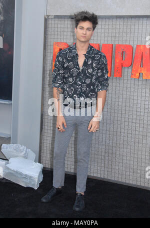 LOS ANGELES, Ca - 04 April: Ilonka Königin der Premiere von Warner Bros. Pictures' 'Rampage' bei Microsoft Theater am 4. April 2018 in Los Angeles, Kalifornien, besucht. Foto von Barry King/Alamy leben Nachrichten Stockfoto