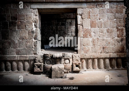 Kabah, Yucatan, Mexiko - Oktober 13, 2017: Maya archäologische Stätte von Kabah auf der Puuc Route im Bundesstaat Yucatan in Mexiko Stockfoto