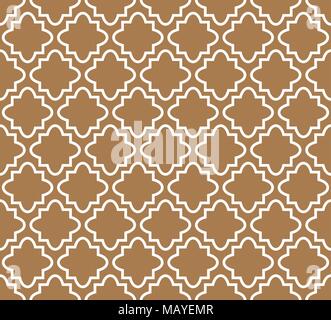 Nahtlose Muster im islamischen Stil, Vektor Geometrisches Ornament Textur oder Hintergrund Stock Vektor