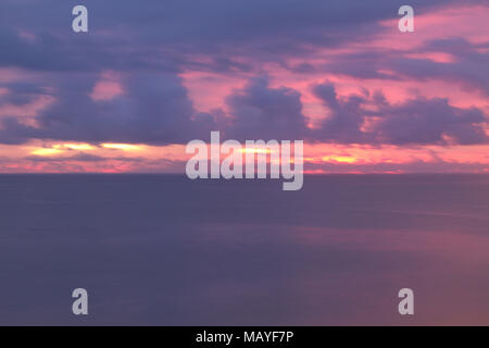 Sonnenuntergang, Paraíba, Cabo-Branco, João Pessoa, Brasilien Stockfoto