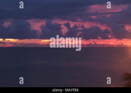 Sonnenuntergang, Paraíba, Cabo-Branco, João Pessoa, Brasilien Stockfoto