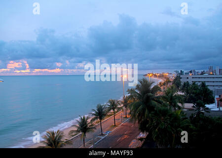 Sonnenuntergang, Paraíba, Cabo-Branco, João Pessoa, Brasilien Stockfoto