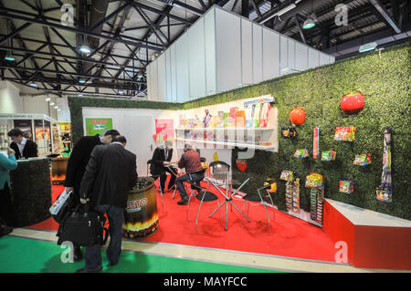 18. Internationale Ausstellung für Nahrungsmittel, Getränke und Lebensmittel und Rohstoffe (Prodexpo", 2011), Russland, Moskau, Expocentre, 7. bis 11. Februar 2011 Stockfoto