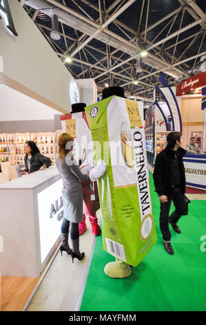 18. Internationale Ausstellung für Nahrungsmittel, Getränke und Lebensmittel und Rohstoffe (Prodexpo", 2011), Russland, Moskau, Expocentre, 7. bis 11. Februar 2011 Stockfoto