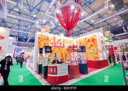 18. Internationale Ausstellung für Nahrungsmittel, Getränke und Lebensmittel und Rohstoffe (Prodexpo", 2011), Russland, Moskau, Expocentre, 7. bis 11. Februar 2011 Stockfoto