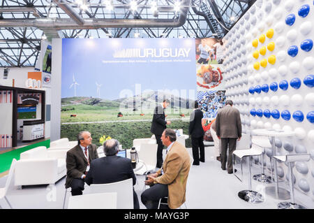 18. Internationale Ausstellung für Nahrungsmittel, Getränke und Lebensmittel und Rohstoffe (Prodexpo", 2011), Russland, Moskau, Expocentre, 7. bis 11. Februar 2011 Stockfoto