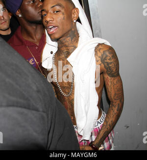 Soulja Boy Tell'Em aka Deandre Weise an seinem 20. Geburtstag im Hochland in Hollywood, Ca. Stockfoto