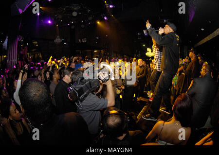 JBar führt am Vorabend Nachtclub am 13. März in Las Vegas, Nevada 2010. Stockfoto