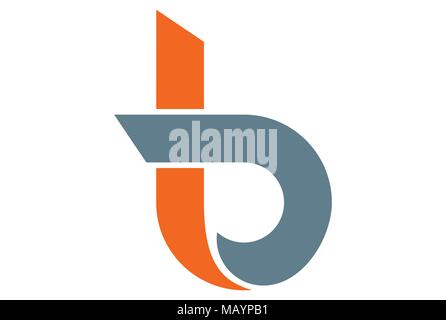Symbol für abstraktes B-Logo Stock Vektor