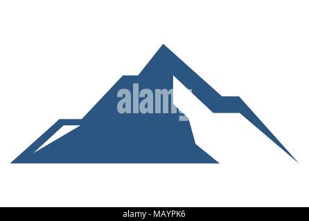 Berge abstraktes Logo Symbol Vektor Stock Vektor