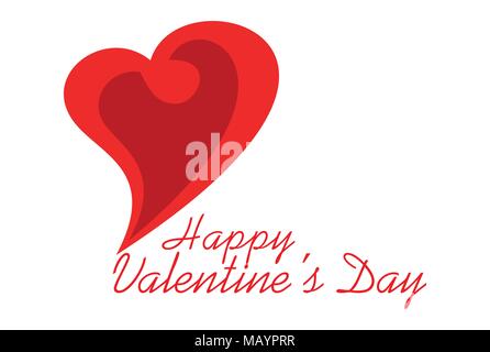 Love valentine Vektor-Logo-Symbol Stock Vektor