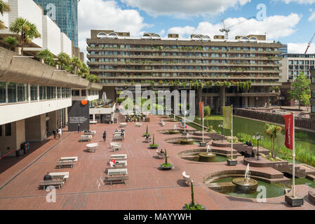 Das Barbican Centre, London, UK Stockfoto