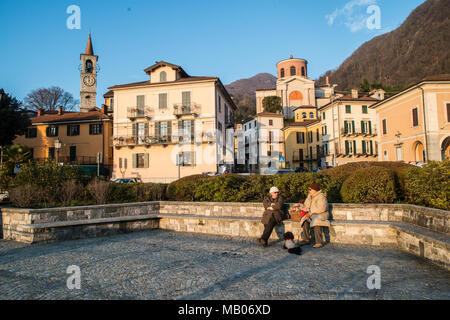 Laveno Mombello, Lombardei, Italien Stockfoto