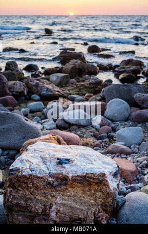 Nissiopi Petrified Forest Park, UNESCO-Geopark, Lesbos Stockfoto