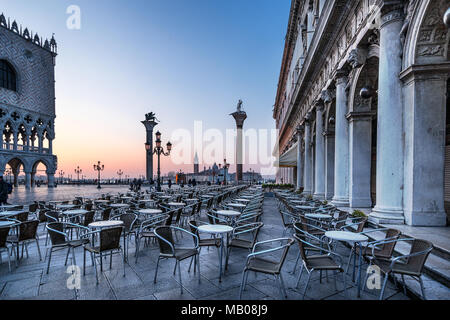 Piazza San Marco in Venedig Stockfoto