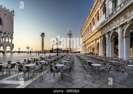 Piazza San Marco in Venedig Stockfoto