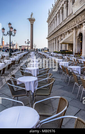 Piazza San Marco in Venedig Stockfoto