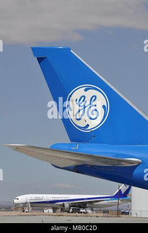 GENERAL ELECTRIC PROPULSION TEST PLATTFORM Boeing 747-100 N 747 GE. Stockfoto