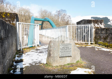 Edinchip Viadukt, über Kendrum Brennen, Teil des Sustrans National Cycle Route 7, Balquhidder, Stirling, Schottland, UK Stockfoto