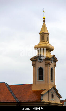 Die Slowakische Evangelische Kirche wurde 1886 im barocken Stil gebaut. Foto in Novi Sad, Serbien genommen Stockfoto