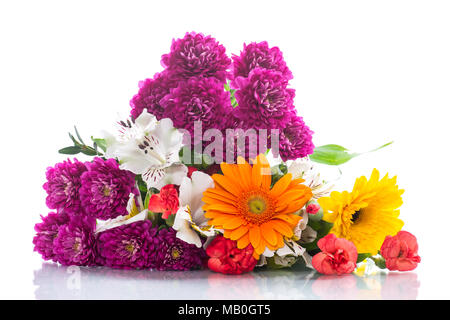 Schönen Blumenstrauß aus verschiedenen Blumen Stockfoto