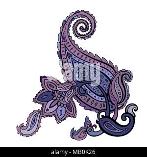 Paisley. Ethnische Verzierung. Vector Illustration isoliert Stock Vektor