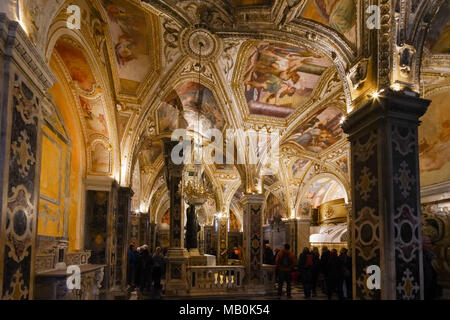 Apostel hl. Andreas Kathedrale in Amalfi, Piazza del Duomo in Amalfi, Kampanien, Italien. Stockfoto