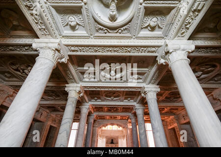 Krypta im di San Gennaro, der Kathedrale von Neapel, Italien. Stockfoto