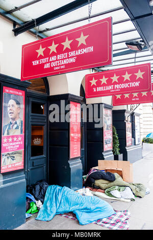 England, London, Soho, grobe Schwellen Stockfoto