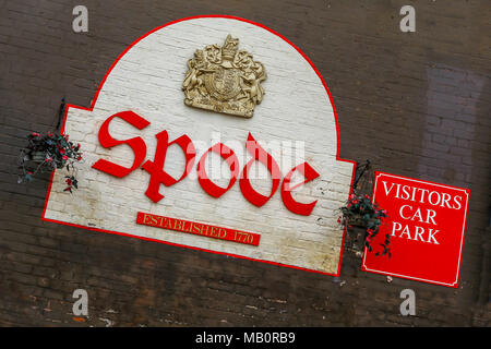 Spode Werke Besucherzentrum und Museum, Stoke, Stoke-on-Trent, Staffordshire, England, UK Stockfoto