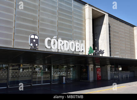 Bahnhof, Cordoba Spanien Stockfoto