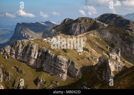 Die Alpen, Berge, Berner Oberland, cameo Alphorn, Herbst, Landschaften, Niederhorn, Schweiz Stockfoto