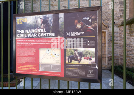 National Civil War Center - Newark, Nottinghamshire, Großbritannien. Stockfoto