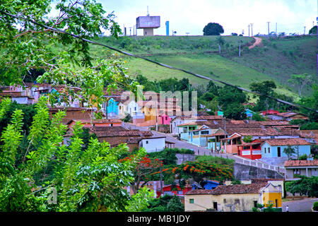 Häuser, Bananeiras, Paraiba, Brasilien Stockfoto