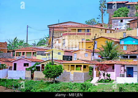 Häuser, Bananeiras, Paraiba, Brasilien Stockfoto