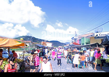 Freier Markt, Belém, Paraíba, Brasilien Stockfoto