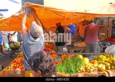 Freier Markt, Bele, Paraiba, Brasilien Stockfoto